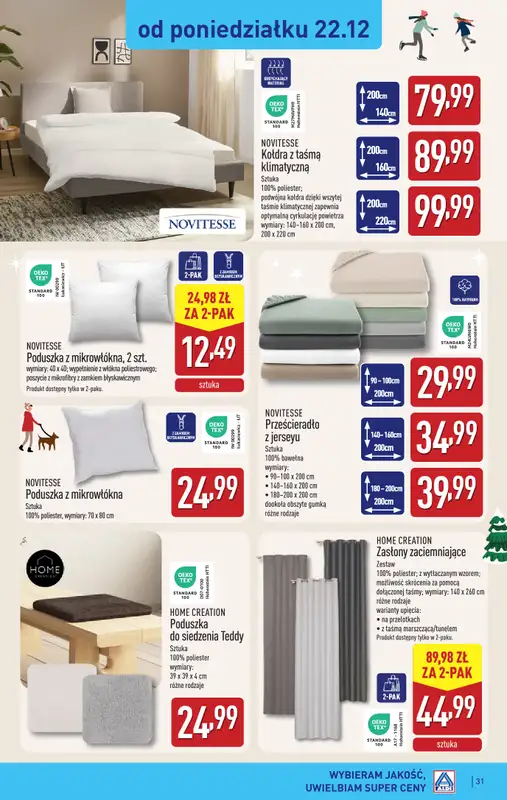 Aldi - gazetka promocyjna Pełny katalog! od poniedziałku 22.12 do soboty 27.12 - strona 31