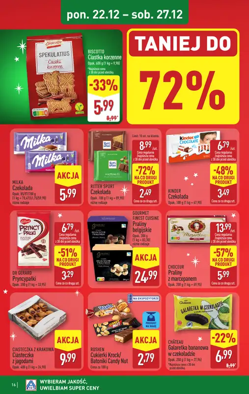 Aldi - gazetka promocyjna Pełny katalog! od poniedziałku 22.12 do soboty 27.12 - strona 16