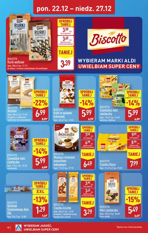 Aldi - gazetka promocyjna Pełny katalog! od poniedziałku 22.12 do soboty 27.12 - strona 18