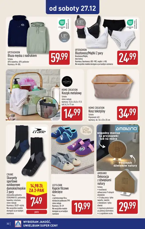 Aldi - gazetka promocyjna Pełny katalog! od poniedziałku 22.12 do soboty 27.12 - strona 32
