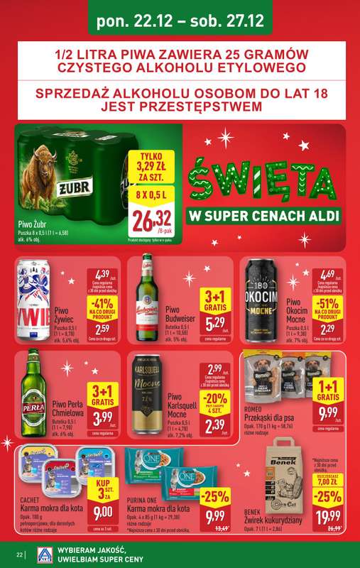Aldi - gazetka promocyjna Pełny katalog! od poniedziałku 22.12 do soboty 27.12 - strona 22