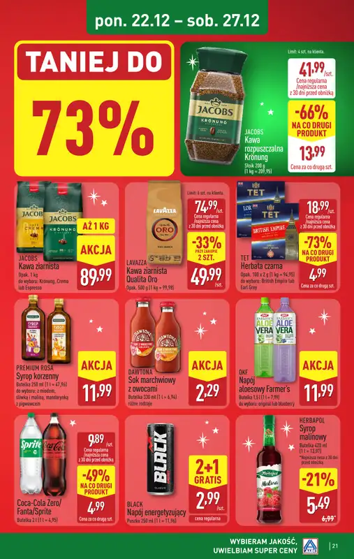Aldi - gazetka promocyjna Pełny katalog! od poniedziałku 22.12 do soboty 27.12 - strona 21
