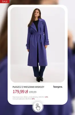 bonprix - gazetka promocyjna Kurtki i płaszcze w supercenach! od soboty 20.12 do piątku 26.12 - strona 11