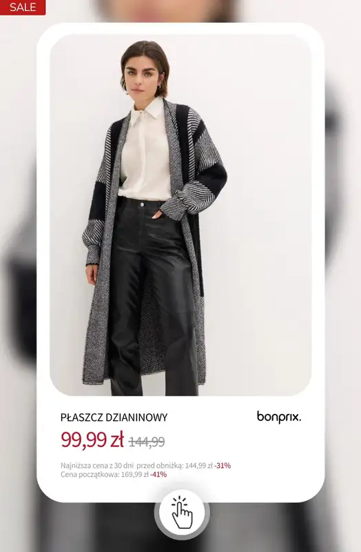 bonprix - gazetka promocyjna Kurtki i płaszcze w supercenach!   - strona 3