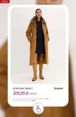 bonprix - gazetka promocyjna Kurtki i płaszcze w supercenach! od soboty 20.12 do piątku 26.12 - strona 6