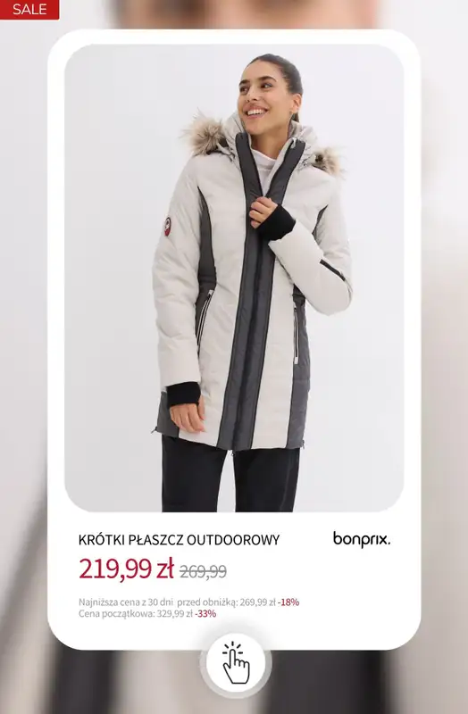 bonprix - gazetka promocyjna Kurtki i płaszcze w supercenach!   - strona 2