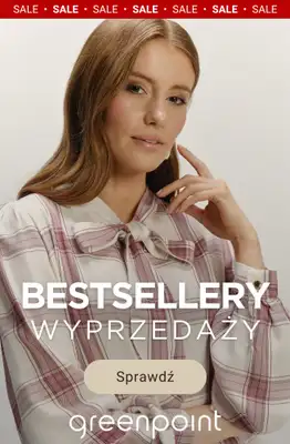 Greenpoint - gazetka promocyjna Wyprzedaż do -50% – BESTSELLERY od piątku 19.12 