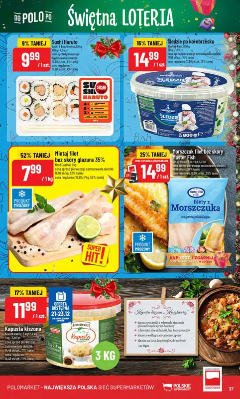 POLOmarket - gazetka promocyjna Gazetka od środy 17.12 do wtorku 23.12 - strona 37