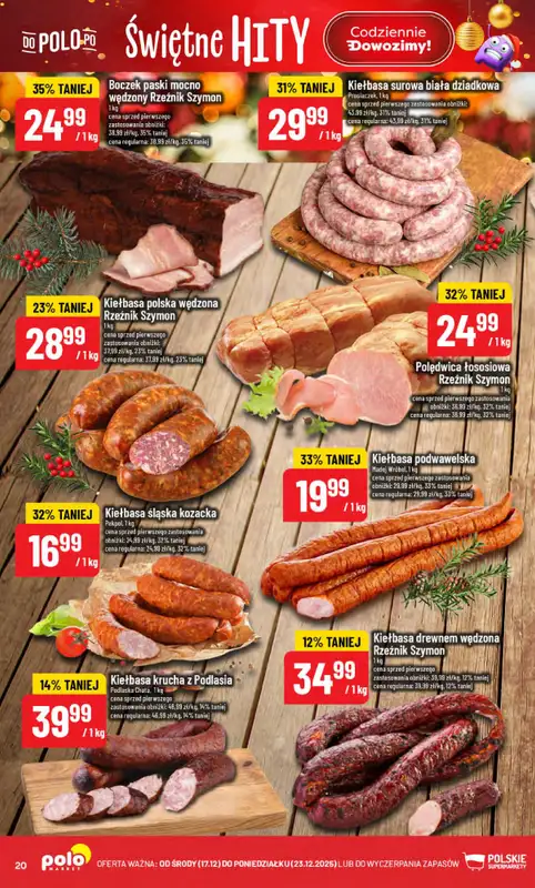 POLOmarket - gazetka promocyjna Gazetka od środy 17.12 do wtorku 23.12 - strona 20
