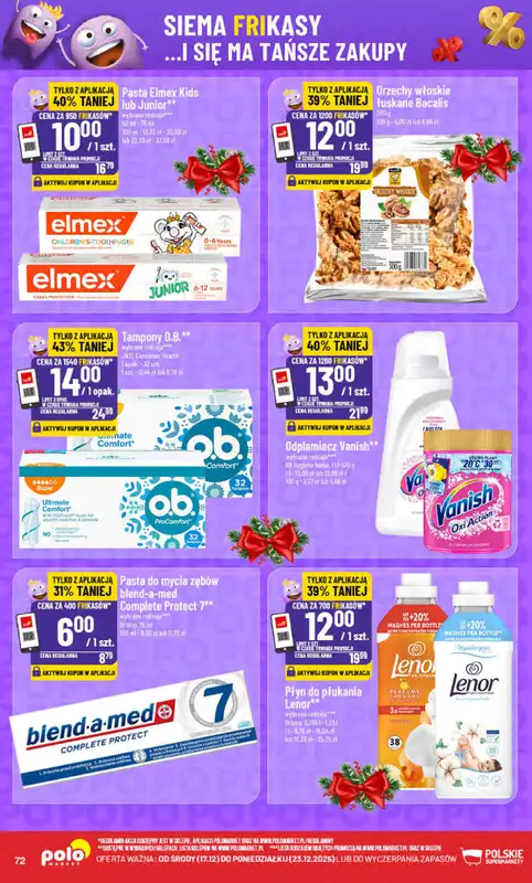 POLOmarket - gazetka promocyjna Gazetka od środy 17.12 do wtorku 23.12 - strona 72