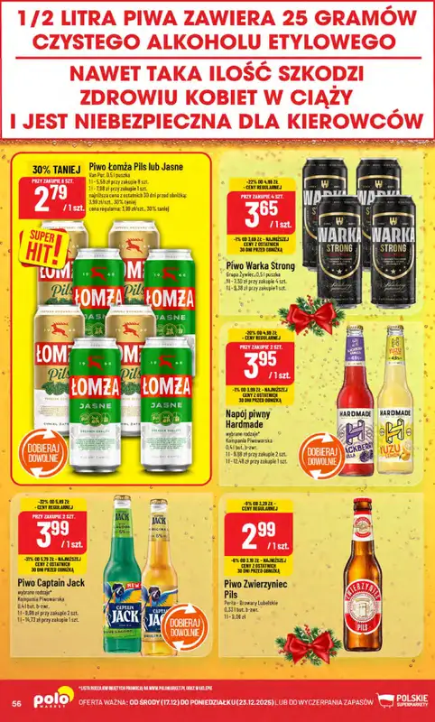 POLOmarket - gazetka promocyjna Gazetka od środy 17.12 do wtorku 23.12 - strona 56