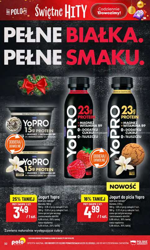 POLOmarket - gazetka promocyjna Gazetka od środy 17.12 do wtorku 23.12 - strona 32