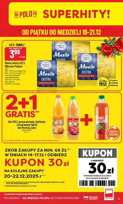POLOmarket - gazetka promocyjna Gazetka od środy 17.12 do wtorku 23.12 - strona 5