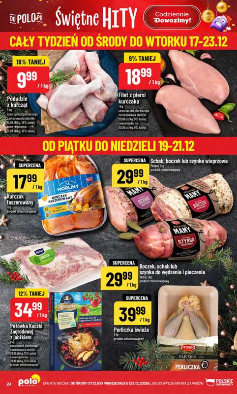 POLOmarket - gazetka promocyjna Gazetka od środy 17.12 do wtorku 23.12 - strona 24