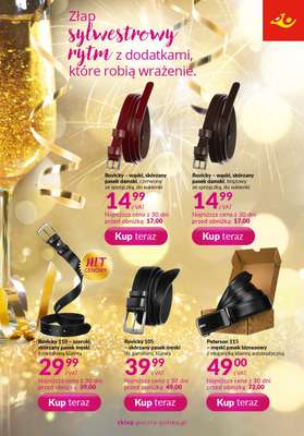 Peterson 115 - męski pasek biznesowy z elegancką klamrą automatyczną