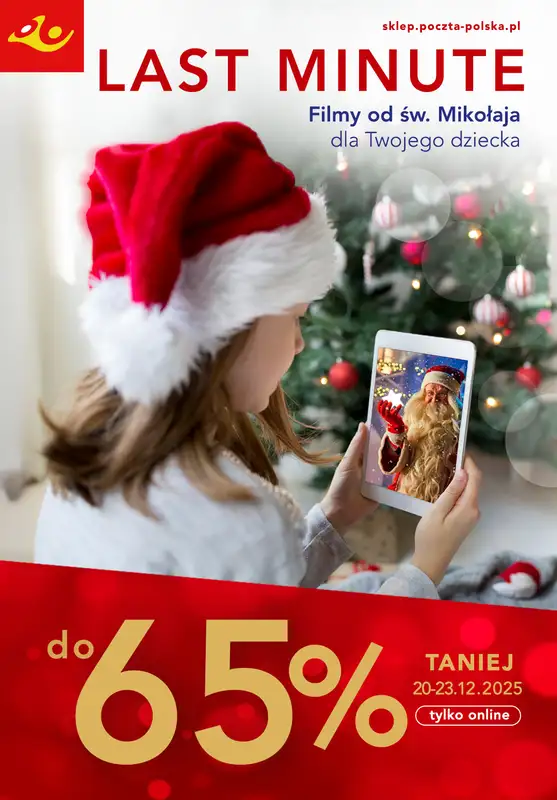Poczta Polska - gazetka promocyjna Gazetka od poniedziałku 15.12 do niedzieli 28.12