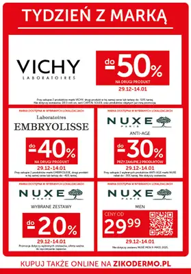 Ziko Dermo - gazetka promocyjna Noworoczny planer pielęgnacyjny od poniedziałku 29.12 do środy 14.01 - strona 18
