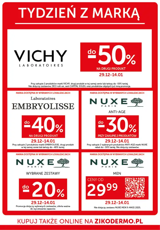 Ziko Dermo - gazetka promocyjna Noworoczny planer pielęgnacyjny od poniedziałku 29.12 do środy 14.01 - strona 18