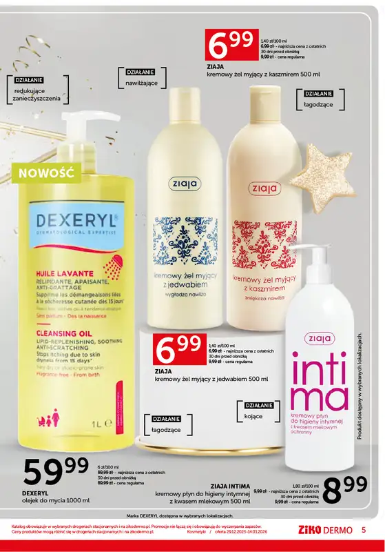 Ziko Dermo - gazetka promocyjna Noworoczny planer pielęgnacyjny od poniedziałku 29.12 do środy 14.01 - strona 5