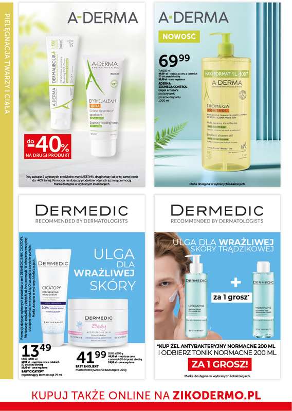 Ziko Dermo - gazetka promocyjna Noworoczny planer pielęgnacyjny od poniedziałku 29.12 do środy 14.01 - strona 14