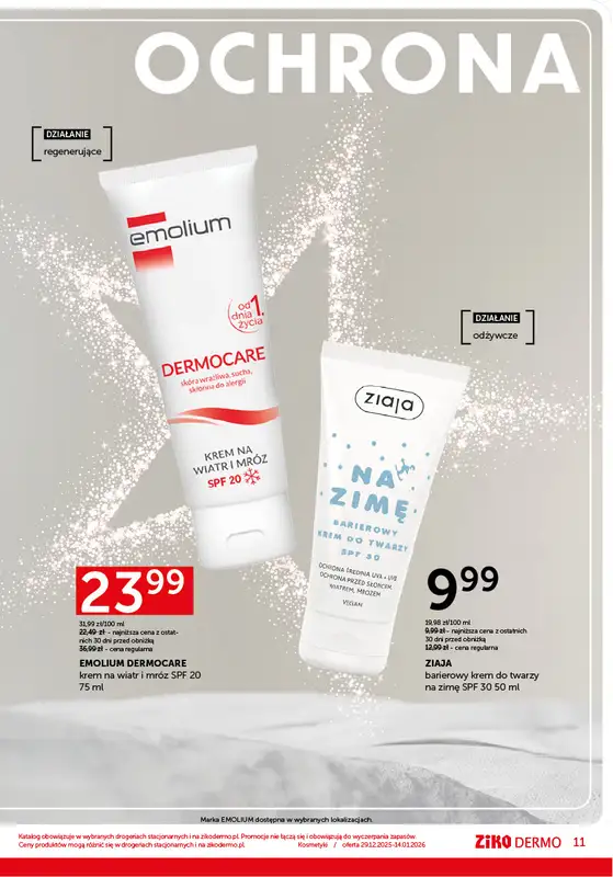 Ziko Dermo - gazetka promocyjna Noworoczny planer pielęgnacyjny od poniedziałku 29.12 do środy 14.01 - strona 11