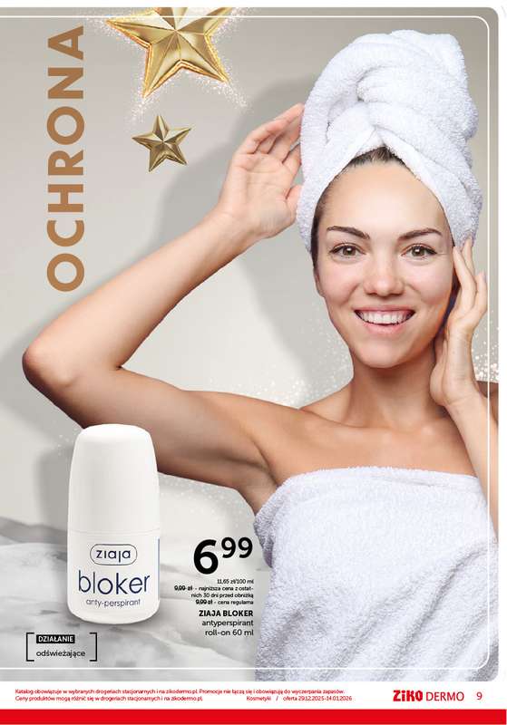 Ziko Dermo - gazetka promocyjna Noworoczny planer pielęgnacyjny od poniedziałku 29.12 do środy 14.01 - strona 9