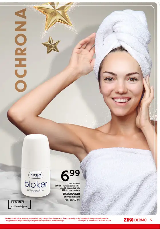 Ziko Dermo - gazetka promocyjna Noworoczny planer pielęgnacyjny od poniedziałku 29.12 do środy 14.01 - strona 9