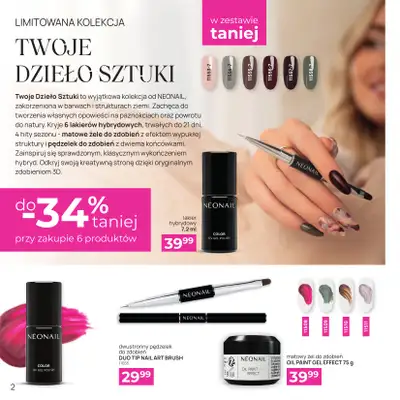 NEONAIL & NEO MAKE UP - gazetka promocyjna NEONAIL & NEO MAKE UP od poniedziałku 29.12 do niedzieli 04.01 - strona 2