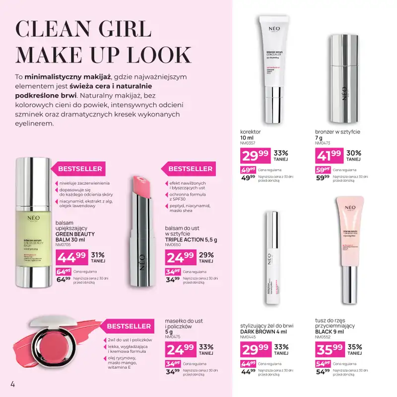 NEONAIL & NEO MAKE UP - gazetka promocyjna NEONAIL & NEO MAKE UP od poniedziałku 29.12 do niedzieli 04.01 - strona 4
