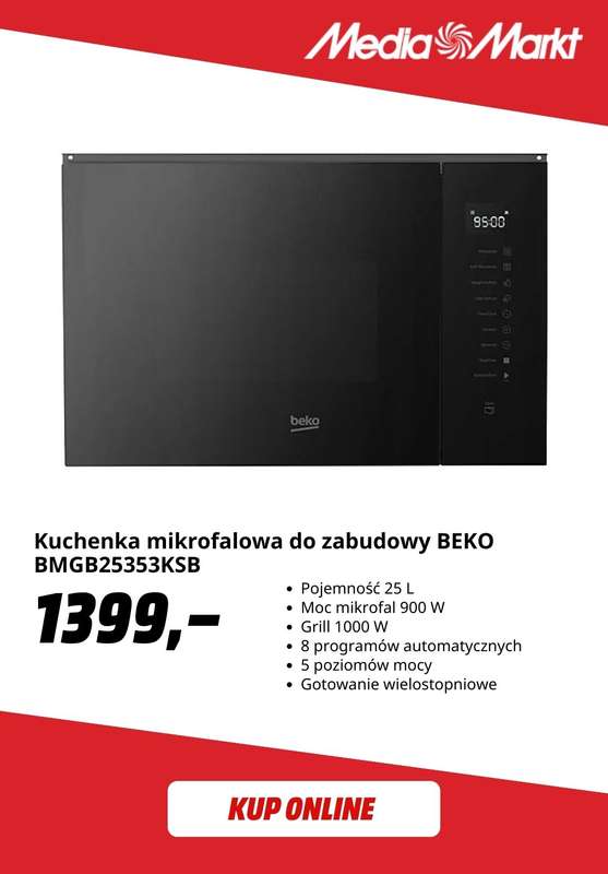 Media Markt - gazetka promocyjna -40% na drugi, tańszy produkt Beko w zestawie od piątku 19.12 do niedzieli 18.01 - strona 6