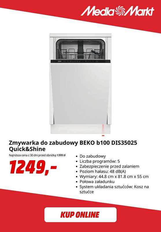 Media Markt - gazetka promocyjna -40% na drugi, tańszy produkt Beko w zestawie od piątku 19.12 do niedzieli 18.01 - strona 4