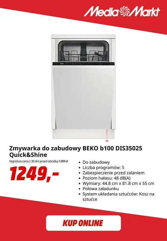 Media Markt - gazetka promocyjna -40% na drugi, tańszy produkt Beko w zestawie od piątku 19.12 do niedzieli 18.01 - strona 4