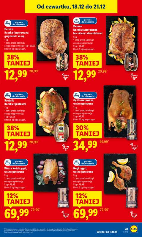 Lidl - gazetka promocyjna Oferta od czwartku od czwartku 18.12 do niedzieli 21.12 - strona 47