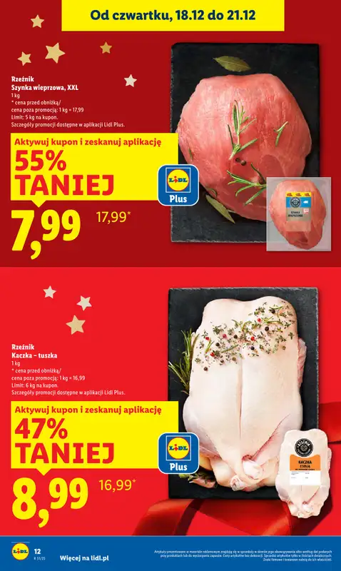 Lidl - gazetka promocyjna Oferta od czwartku od czwartku 18.12 do niedzieli 21.12 - strona 12