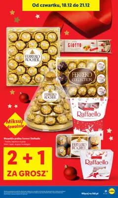 Lidl - gazetka promocyjna Oferta od czwartku od czwartku 18.12 do niedzieli 21.12 - strona 21