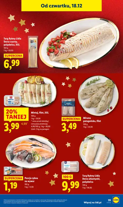 Lidl - gazetka promocyjna Oferta od czwartku od czwartku 18.12 do niedzieli 21.12 - strona 45