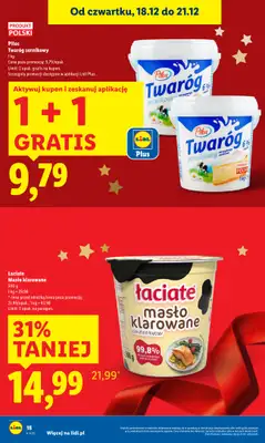 Lidl - gazetka promocyjna Oferta od czwartku od czwartku 18.12 do niedzieli 21.12 - strona 18