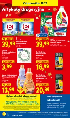 Lidl - gazetka promocyjna Oferta od czwartku od czwartku 18.12 do niedzieli 21.12 - strona 76