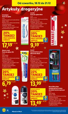 Lidl - gazetka promocyjna Oferta od czwartku od czwartku 18.12 do niedzieli 21.12 - strona 72