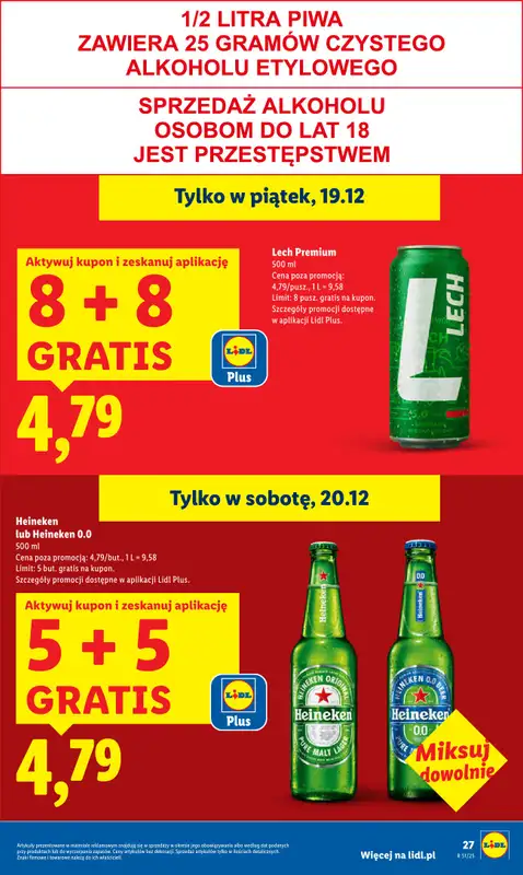 Lidl - gazetka promocyjna Oferta od czwartku od czwartku 18.12 do niedzieli 21.12 - strona 29
