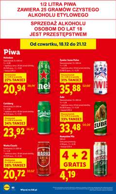 Lidl - gazetka promocyjna Oferta od czwartku od czwartku 18.12 do niedzieli 21.12 - strona 66