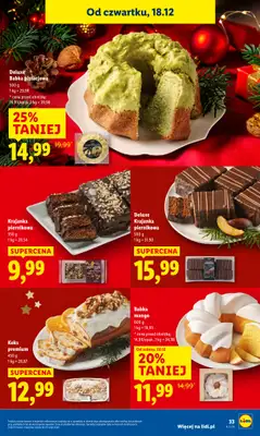 Lidl - gazetka promocyjna Oferta od czwartku od czwartku 18.12 do niedzieli 21.12 - strona 39