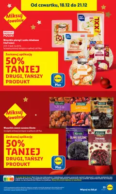 Lidl - gazetka promocyjna Oferta od czwartku od czwartku 18.12 do niedzieli 21.12 - strona 23