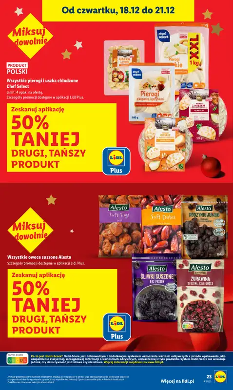 Lidl - gazetka promocyjna Oferta od czwartku od czwartku 18.12 do niedzieli 21.12 - strona 23