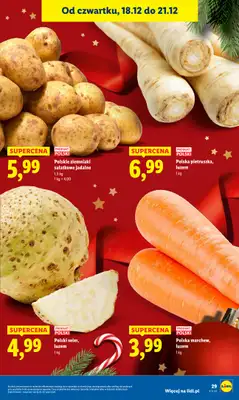 Lidl - gazetka promocyjna Oferta od czwartku od czwartku 18.12 do niedzieli 21.12 - strona 33