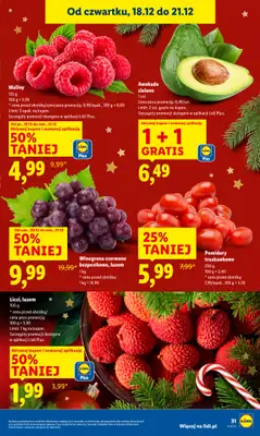Lidl - gazetka promocyjna Oferta od czwartku od czwartku 18.12 do niedzieli 21.12 - strona 35