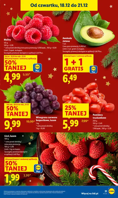 Lidl - gazetka promocyjna Oferta od czwartku od czwartku 18.12 do niedzieli 21.12 - strona 35
