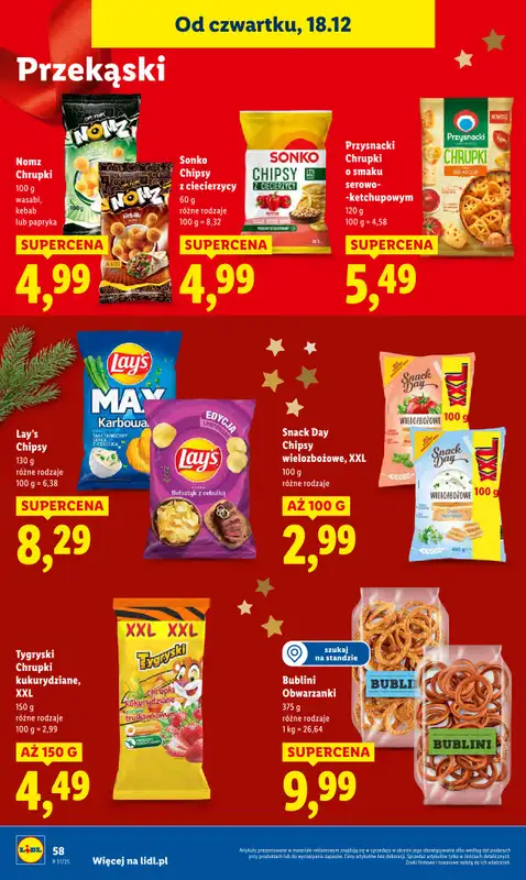 Lidl - gazetka promocyjna Oferta od czwartku od czwartku 18.12 do niedzieli 21.12 - strona 64
