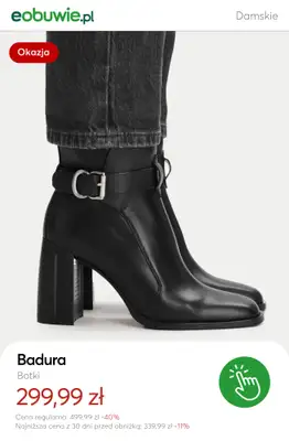 eobuwie.pl - gazetka promocyjna SALE: botki na obcasie od niedzieli 21.12 do piątku 02.01 - strona 8