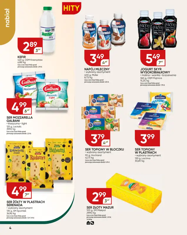 Chata Polska - gazetka promocyjna Gazetka od czwartku 08.01 do środy 14.01 - strona 4